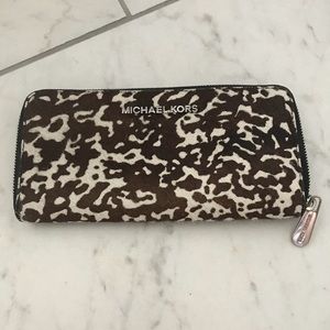 Michael Kors calf hair wallet